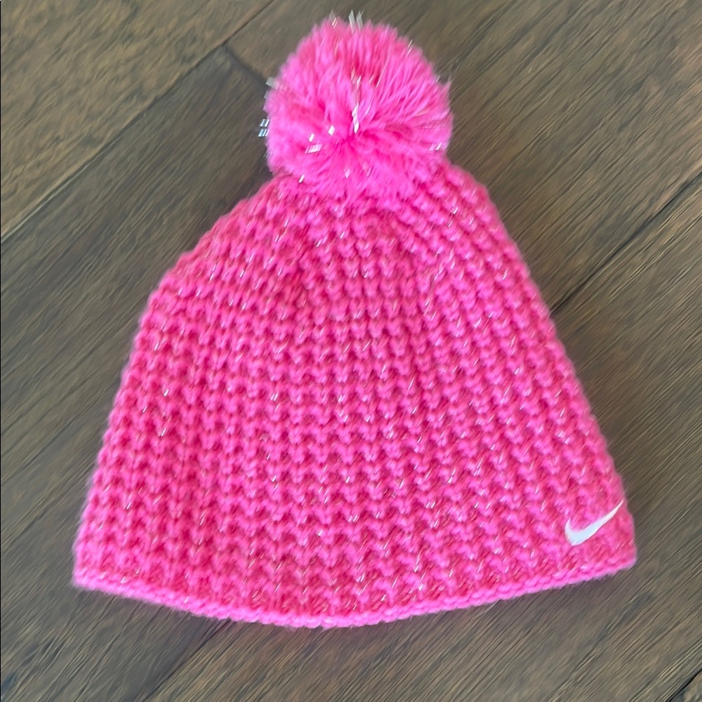 Nike Pink Knit Beanie